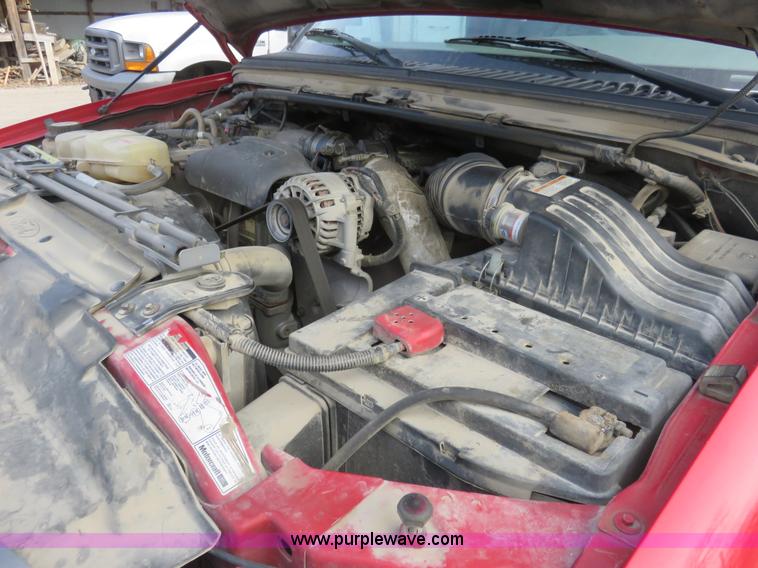 image for item I2316 2001 Ford F350 XL flatbed truck