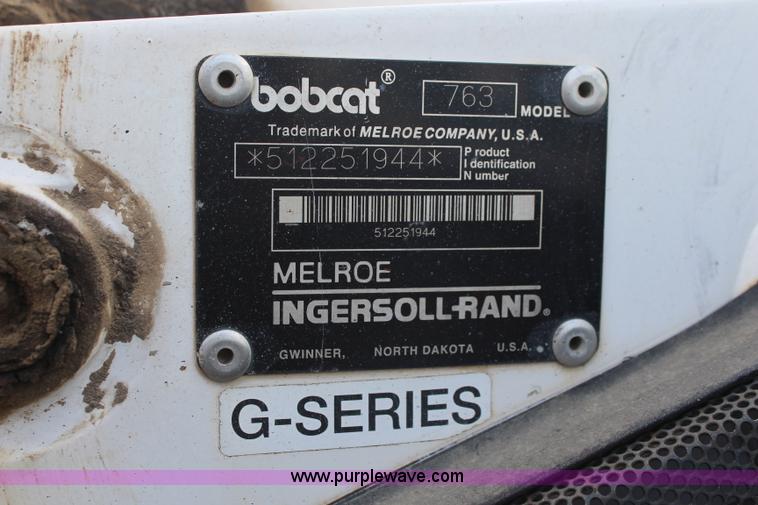 image for item I2441 1999 Bobcat 763G skid steer