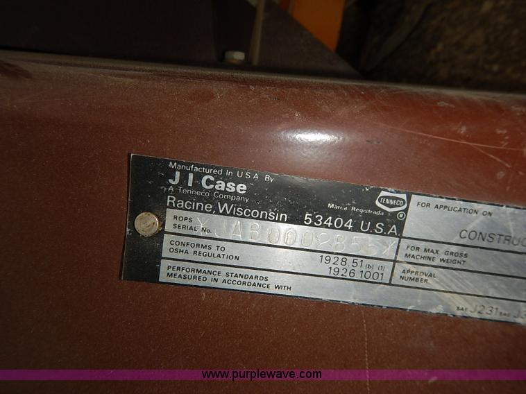 image for item I2444 1988 Case 580K backhoe