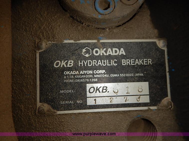 image for item I2451 Okada 318 hydraulic breaker