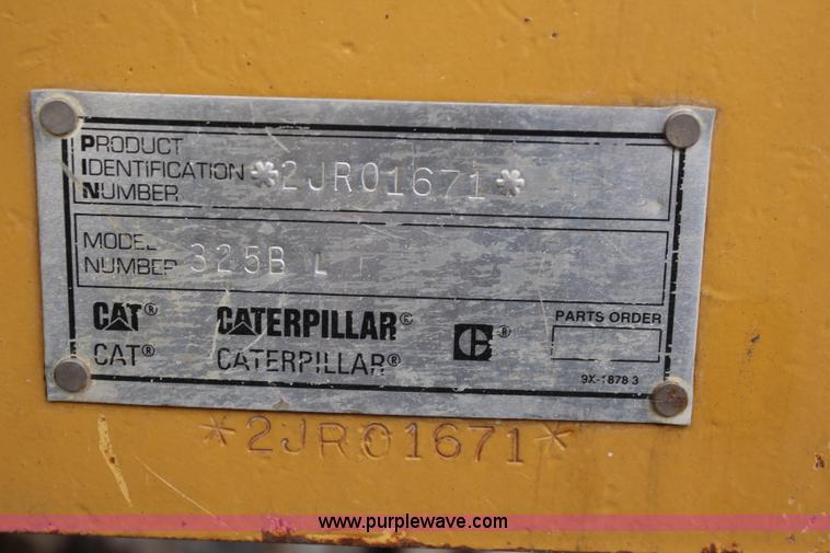 image for item I2465 1998 Caterpillar 325BL excavator