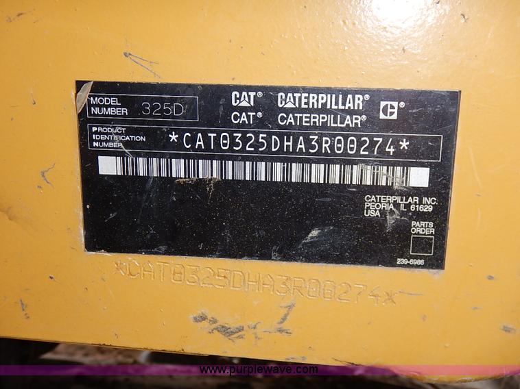 image for item I2466 2006 Caterpillar 325D L excavator