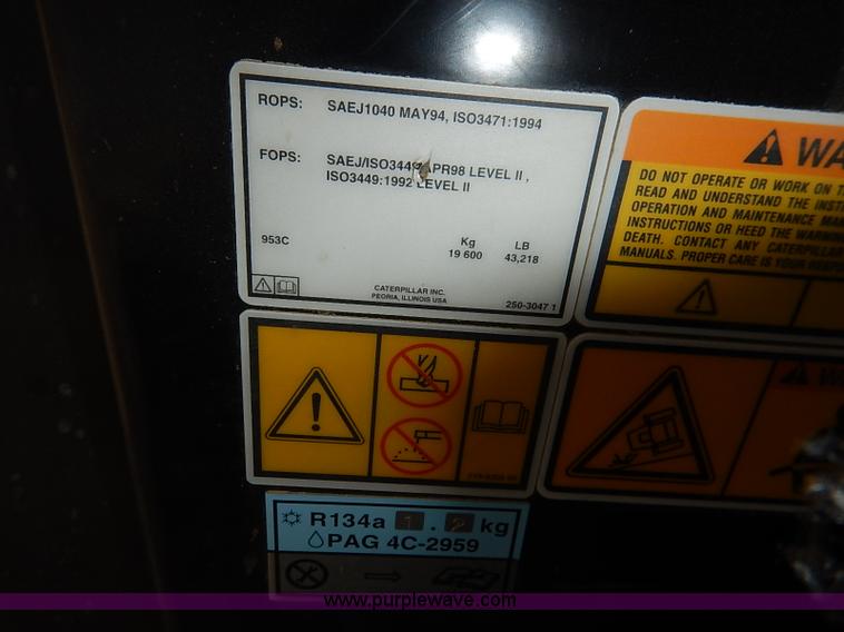 image for item I2482 2005 Caterpillar 953C track loader