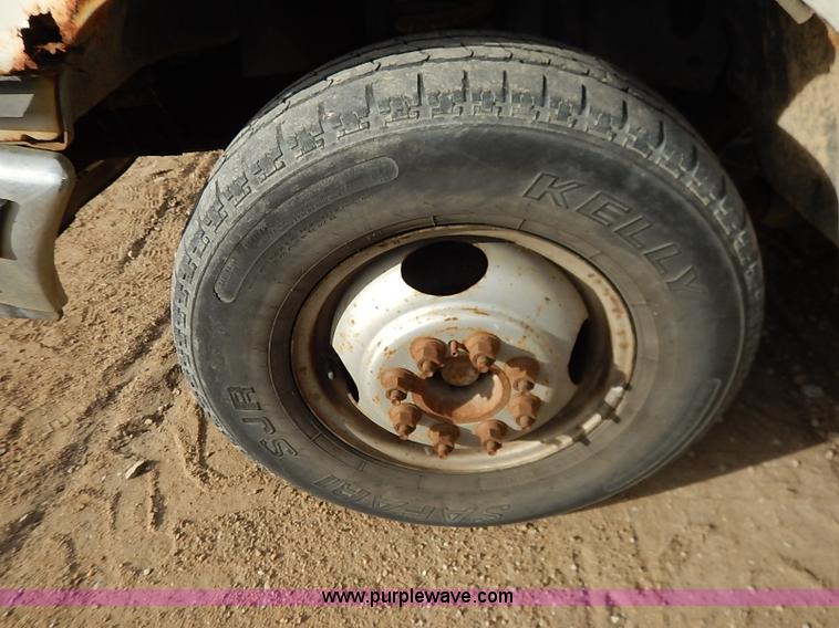 image for item I2489 1991 Ford F350 Custom flatbed pickup truck