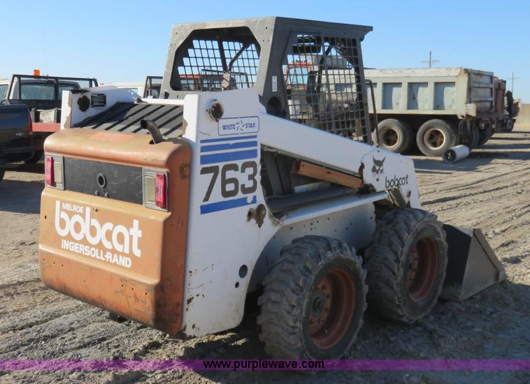 image for item J1221 1998 Bobcat 763 skid steer