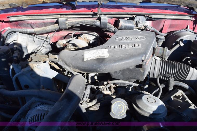 image for item J1240 1994 Ford F350 Super Duty XLT flatbed truck