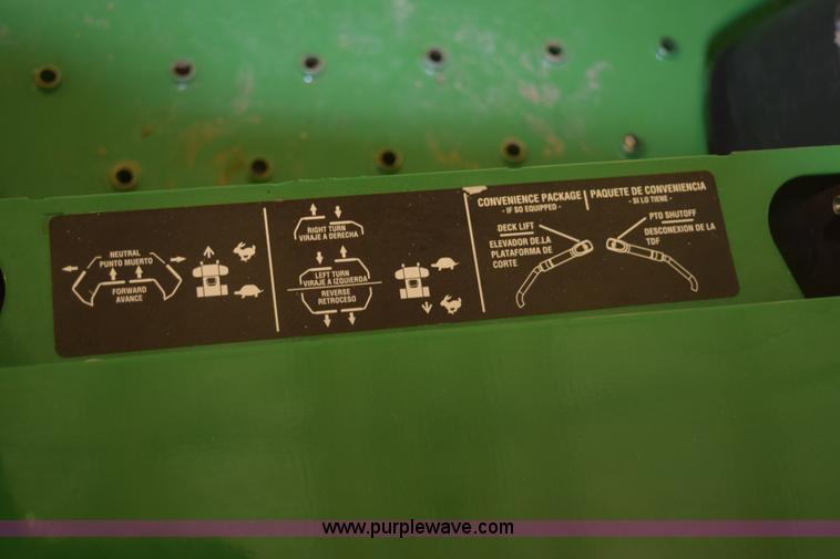 image for item BB9661 John Deere 2520A ZTR lawn mower