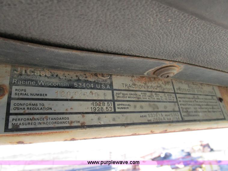 image for item D2245 1980 Case 4890 4WD tractor