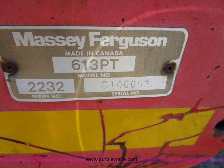 image for item D2249 Massey-Ferguson 613PT pull behind swather