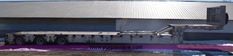 image for item E6069 2000 shop built triple axle lowboy trailer