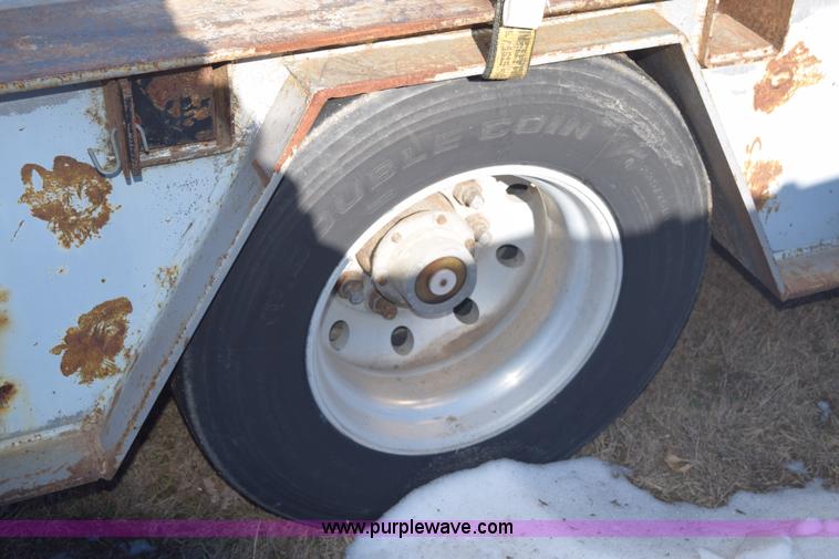 image for item E6069 2000 shop built triple axle lowboy trailer