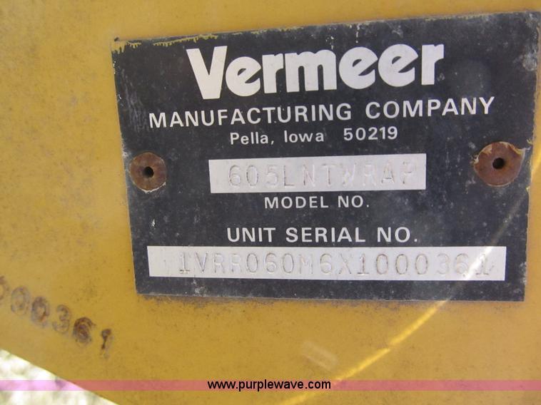 image for item F8946 Vermeer net wrap assembly