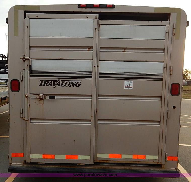 image for item I5399 1999 Liberty Travalong livestock trailer