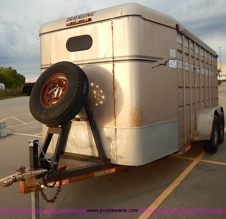 image for item I5399 1999 Liberty Travalong livestock trailer