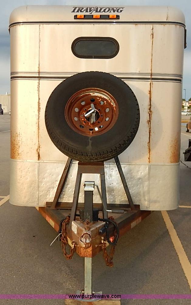 image for item I5399 1999 Liberty Travalong livestock trailer