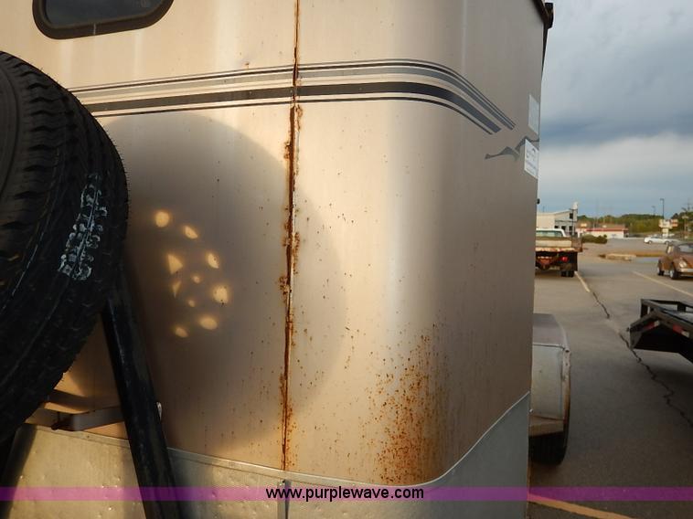 image for item I5399 1999 Liberty Travalong livestock trailer