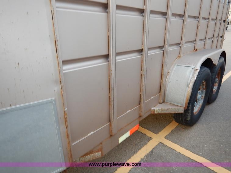 image for item I5399 1999 Liberty Travalong livestock trailer