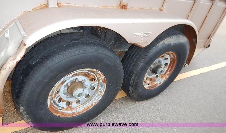 image for item I5399 1999 Liberty Travalong livestock trailer