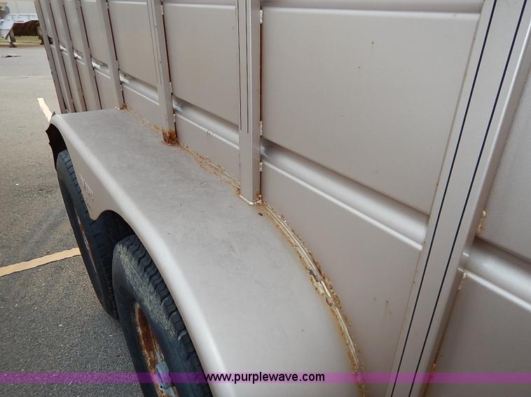 image for item I5399 1999 Liberty Travalong livestock trailer
