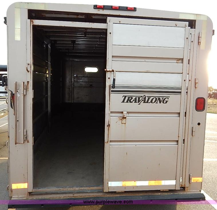 image for item I5399 1999 Liberty Travalong livestock trailer