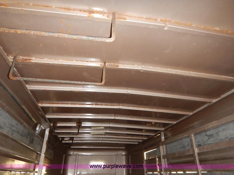 image for item I5399 1999 Liberty Travalong livestock trailer