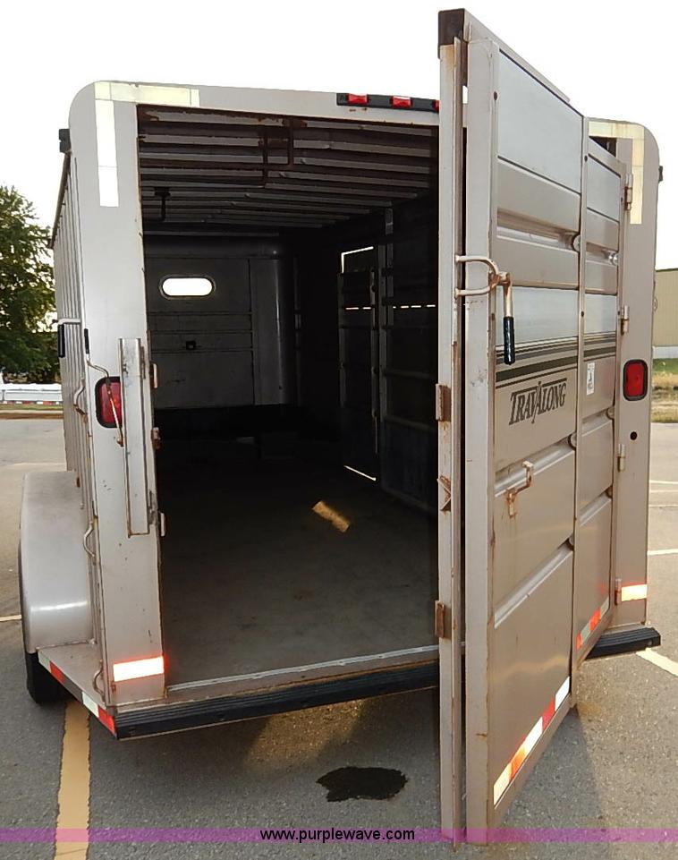 image for item I5399 1999 Liberty Travalong livestock trailer