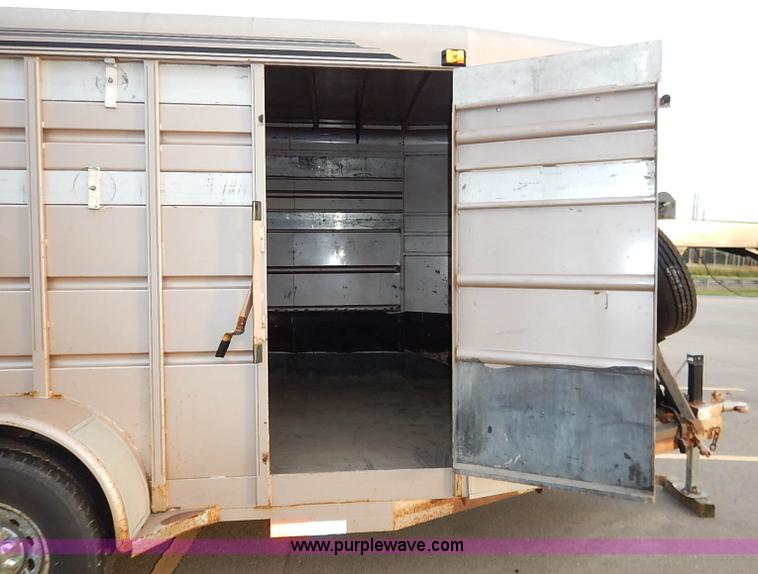 image for item I5399 1999 Liberty Travalong livestock trailer
