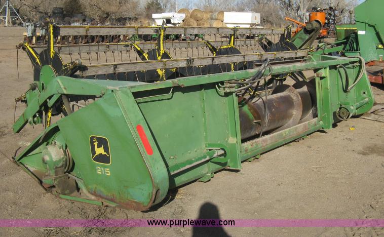 image for item I5597 John Deere 215 platform head