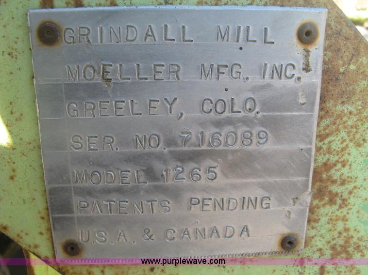 image for item K2844 Moeller 1265 Grindall mill