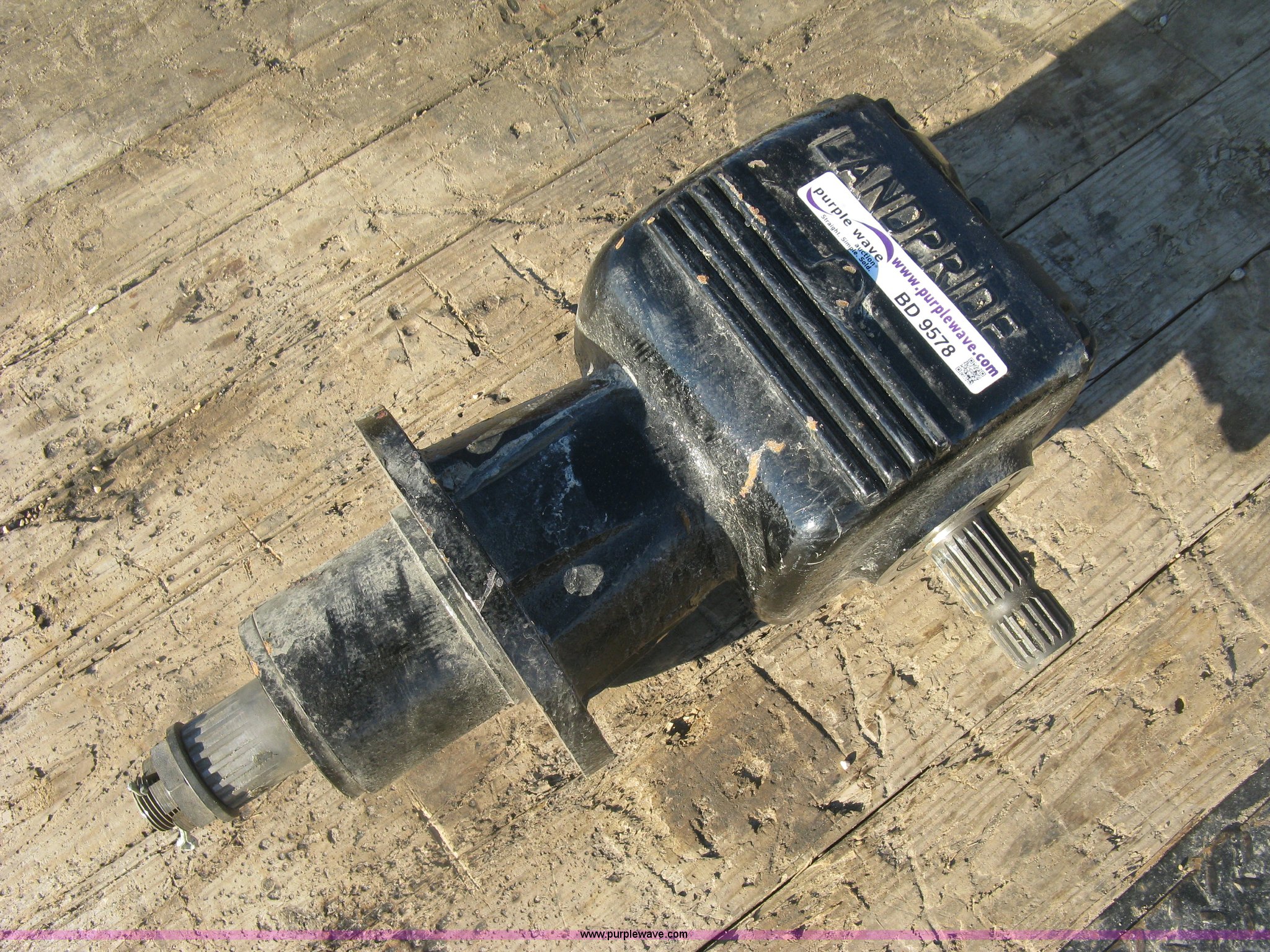 Land Pride rotary mower gear box in Kinsley, KS Item BD9578 sold