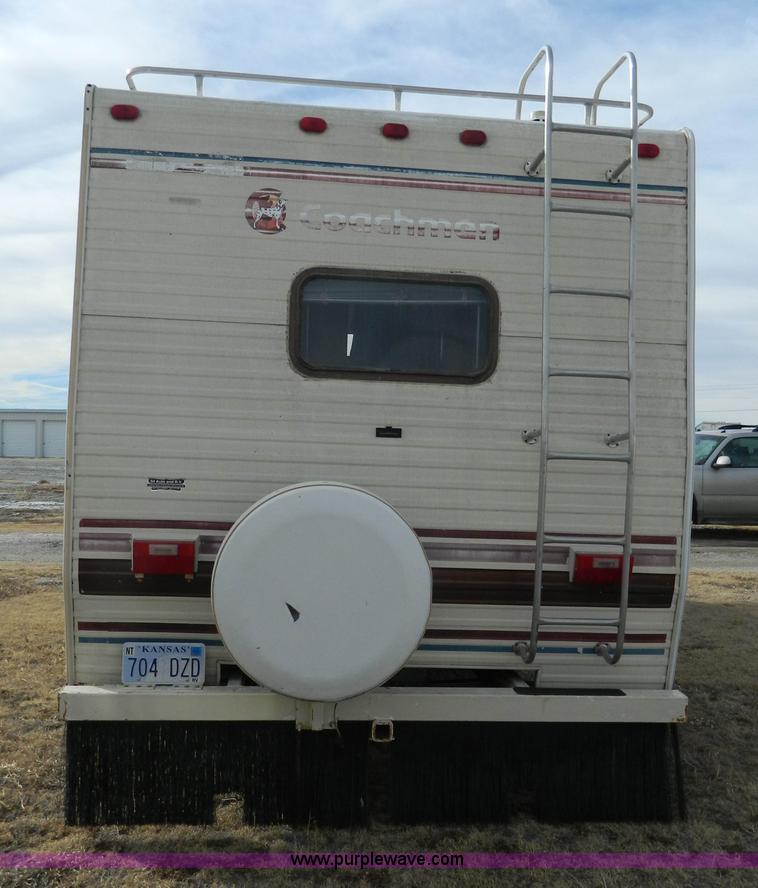 image for item AQ9341 1985 Ford Econoline E350 Coachman 26' recreational vehicle