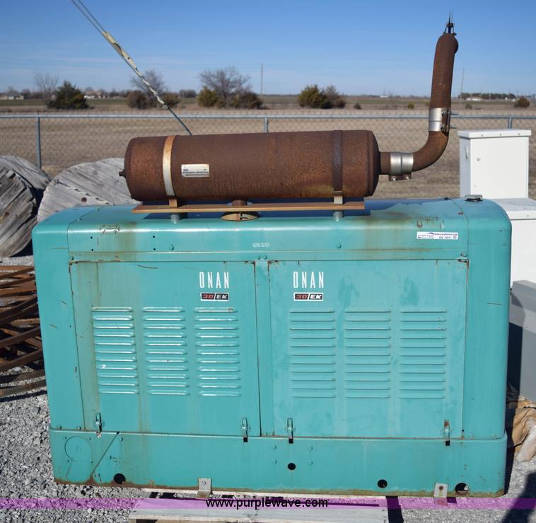 image for item BB9641 Onan 30EK generator and transfer switch