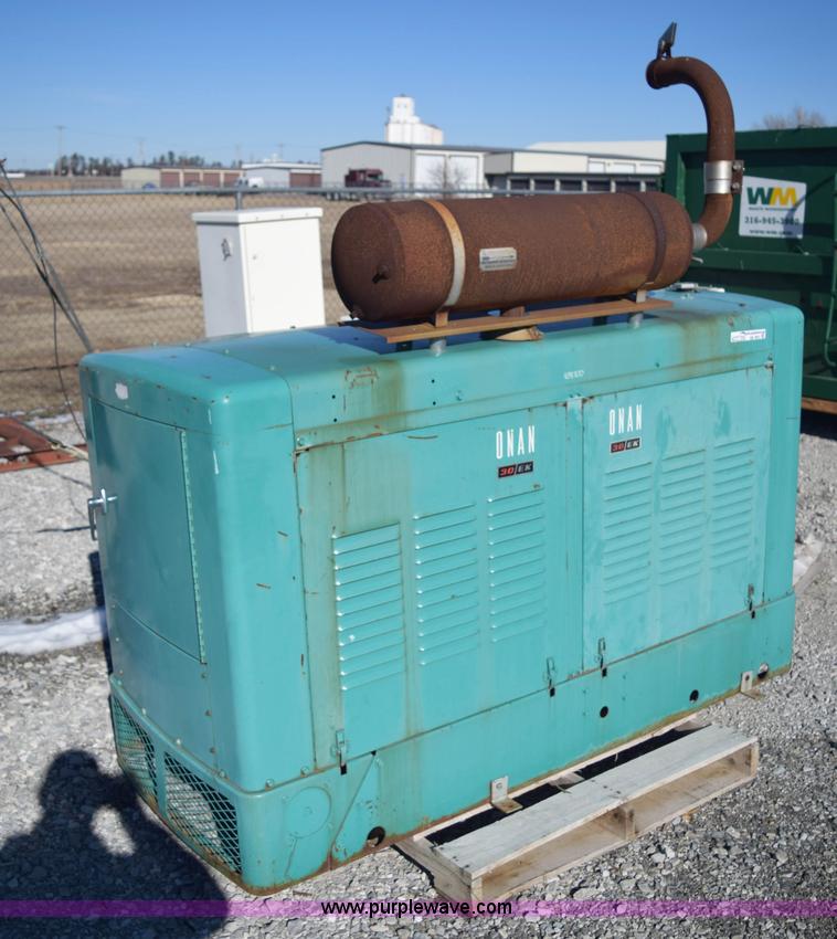 image for item BB9641 Onan 30EK generator and transfer switch