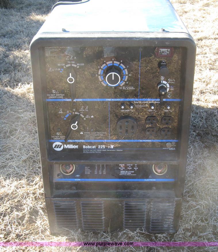 image for item BD9616 Miller Bobcat 225 welder/generator