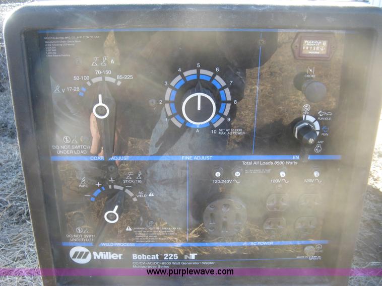image for item BD9616 Miller Bobcat 225 welder/generator