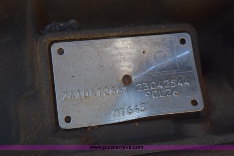 image for item E6088 1991 Ford F800 dump truck