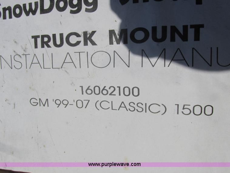 image for item I8810 Snow Dogg 90"W snow blade