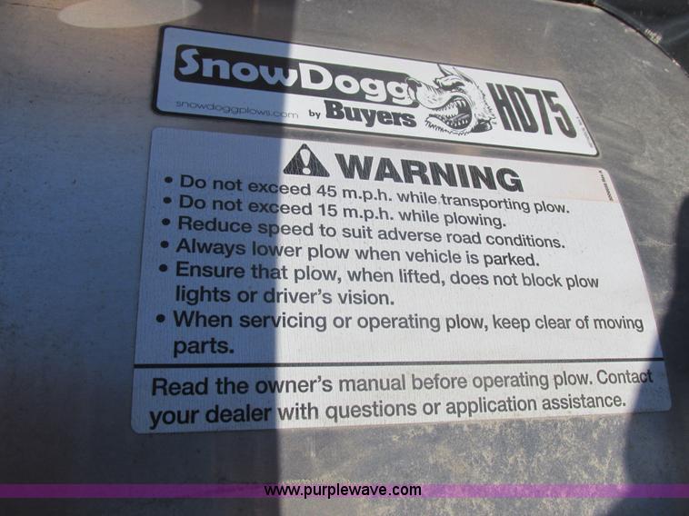 image for item I8810 Snow Dogg 90"W snow blade