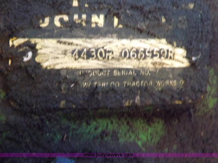 image for item K3117 John Deere 4430 tractor