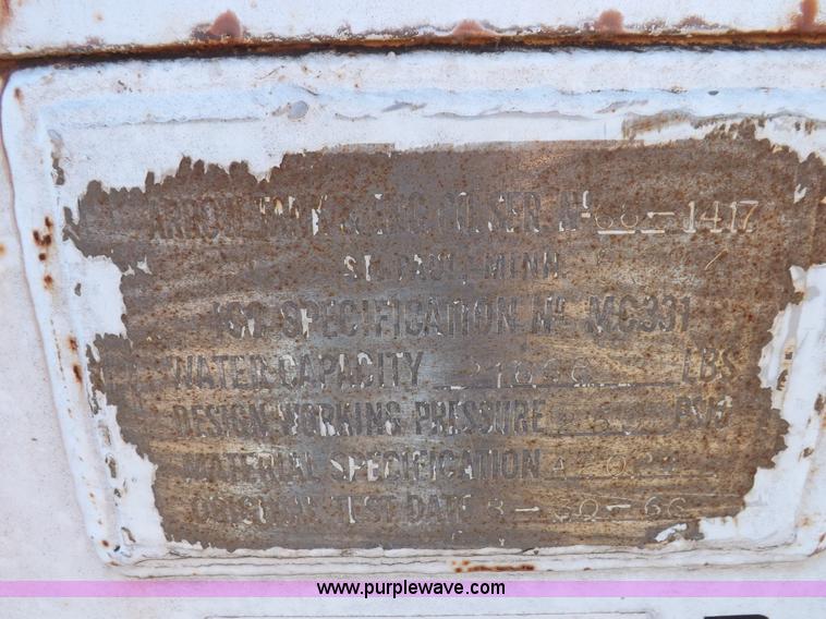 image for item K3119 Arrow Tank Inc. propane tank