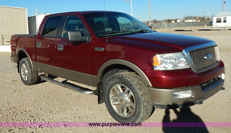 image for item K7294 2005 Ford F150 Lariat SuperCrew pickup truck