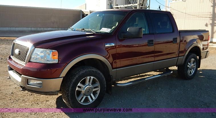 image for item K7294 2005 Ford F150 Lariat SuperCrew pickup truck