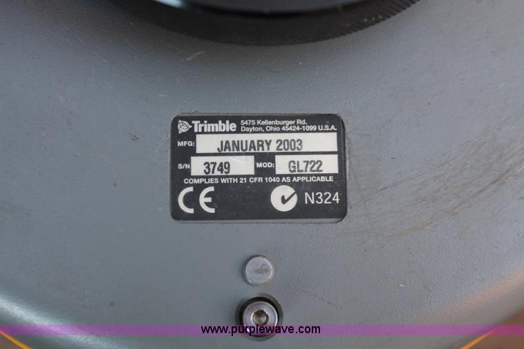 image for item AK9610 Trimble GL722 Spectra precision laser dual slope grade control system