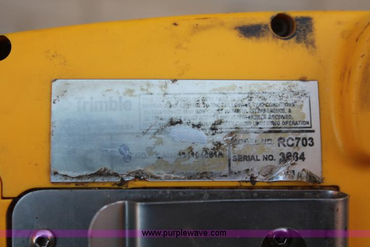 image for item AK9610 Trimble GL722 Spectra precision laser dual slope grade control system