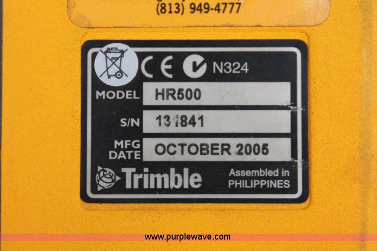 image for item AK9610 Trimble GL722 Spectra precision laser dual slope grade control system