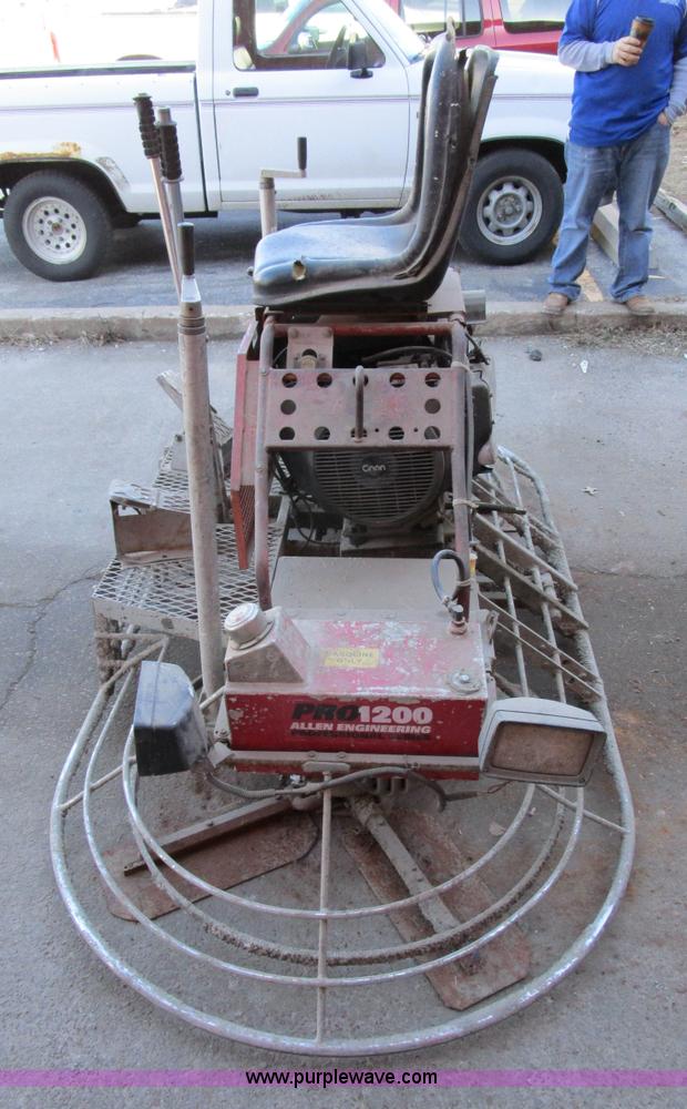 image for item BA9409 Allen Pro 1200 ride-on power trowel