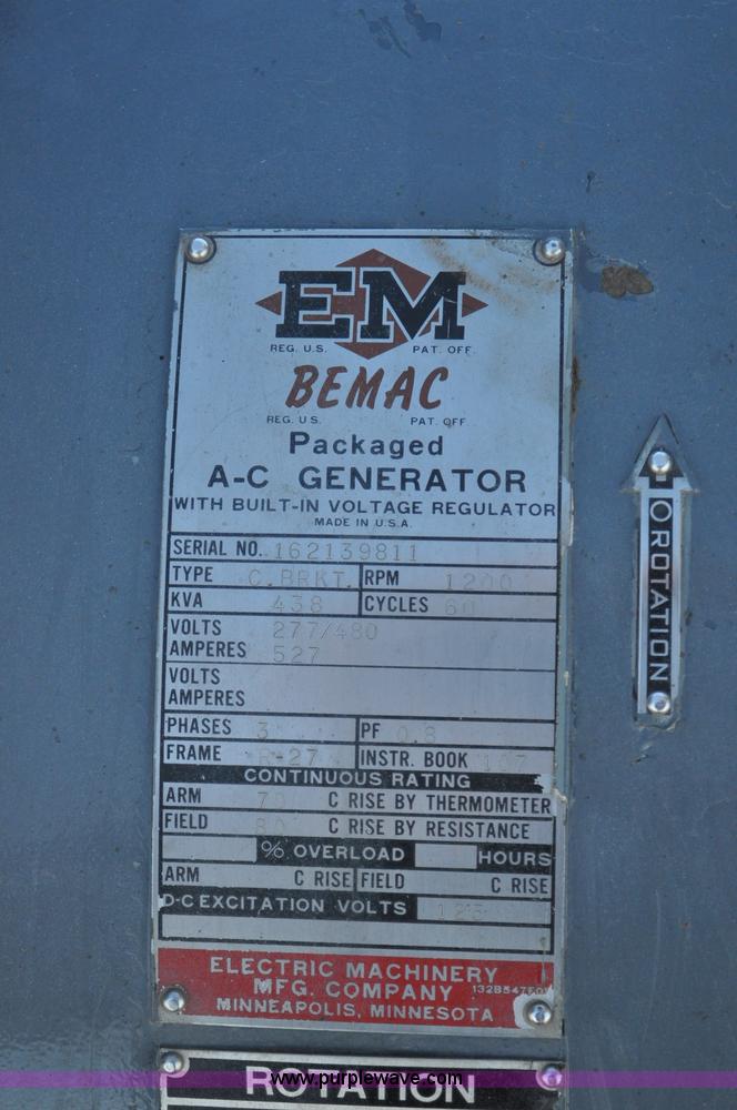 image for item F2184 Waukesha generator