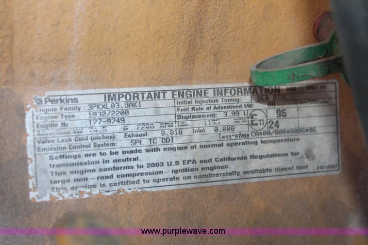 image for item H5719 2003 Caterpillar CS-433C single drum vibratory roller