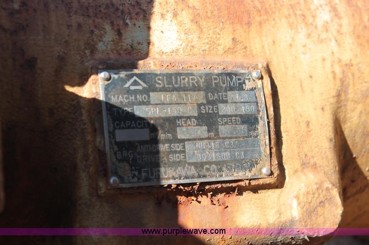 image for item H5948 Pioneer P6012L1-B water pump with Furukawa