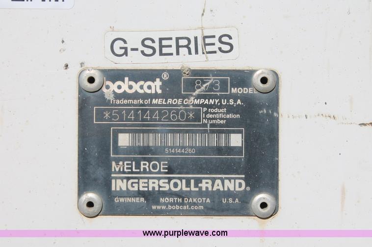 image for item H5949 2000 Bobcat 873 skid steer